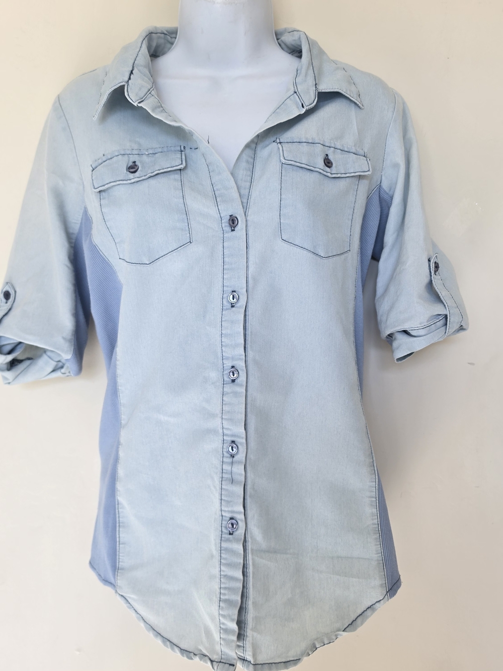 Cavalini Light Blue Button-Up Shirt